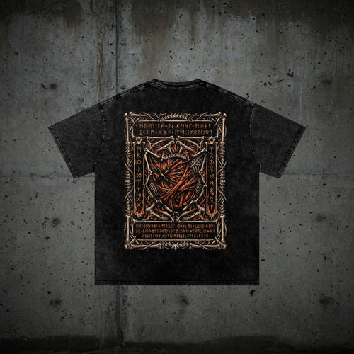 Purrexia Hemorrhage tee back on concrete